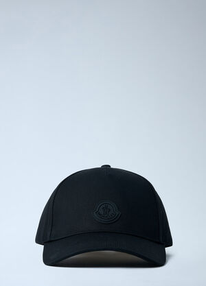 Moncler Logo Motif Baseball Cap Black mon0162020