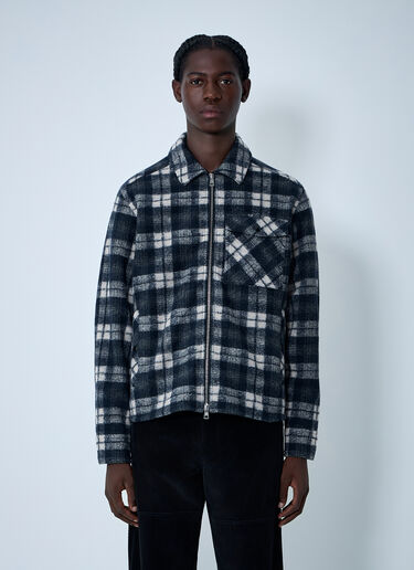 Moncler Check Overshirt Navy mon0162022