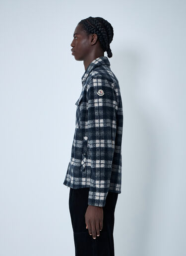 Check Overshirt Moncler Check Overshirt Navy mon0162022