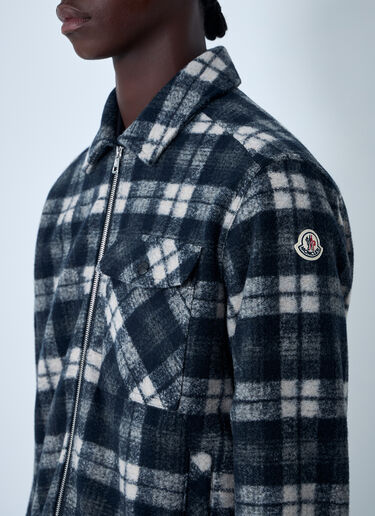 Moncler Check Overshirt Navy mon0162022