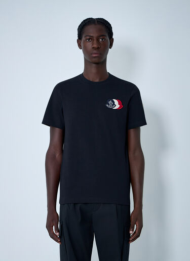 Moncler Logo Motif T-Shirt Navy mon0162024