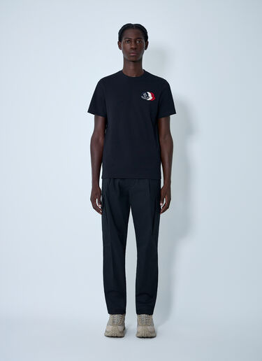 Moncler Logo Motif T-Shirt Navy mon0162024
