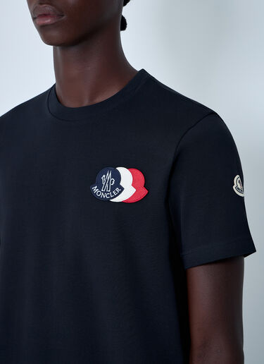 Moncler Logo Motif T-Shirt Navy mon0162024