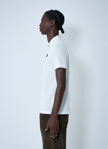 Moncler Logo Motif Polo Shirt White mon0162030