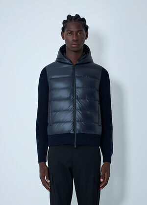 Moncler Quilted Cardigan Navy mon0162034