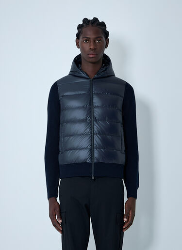 Quilted Cardigan Moncler Quilted Cardigan Navy mon0162034