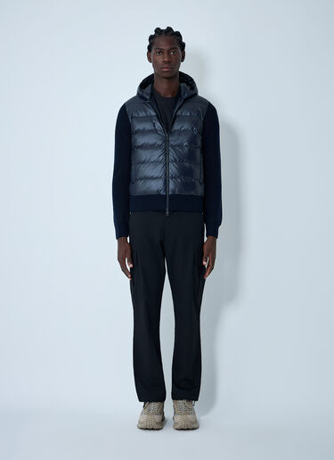 Quilted Cardigan Moncler Quilted Cardigan Navy mon0162034