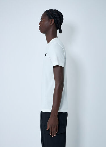 Logo Motif T-Shirt Moncler Logo Motif T-Shirt White mon0162036