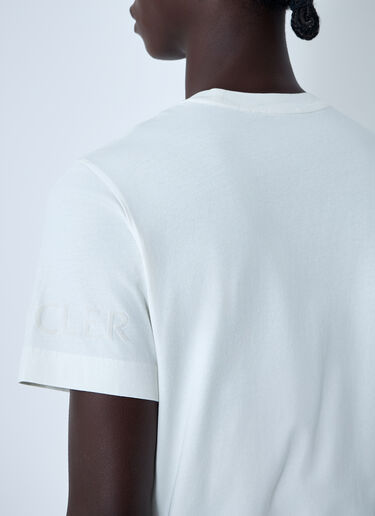 Moncler Logo Motif T-Shirt White mon0162036