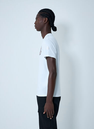Moncler Logo Motif T-Shirt White mon0162037
