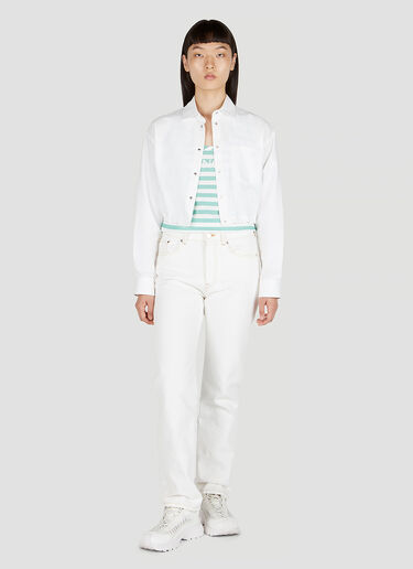 Moncler 条纹背心 绿色 mon0252042