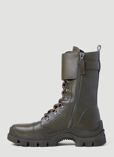 Larue 搭扣及踝靴 Moncler Larue 搭扣及踝靴 卡其色 mon0253044