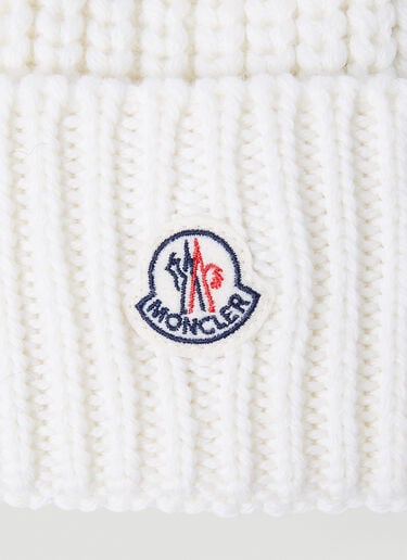 울 비니 Moncler 울 비니 화이트 mon0254033