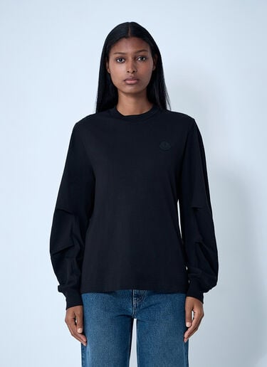 Cotton Sweatshirt Moncler Cotton Sweatshirt Black mon0261024