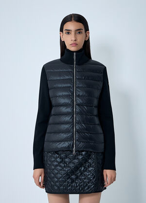 Moncler Quilted Cardigan Black mon0261031