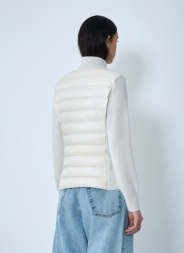Quilted Cardigan Moncler Quilted Cardigan White mon0261033