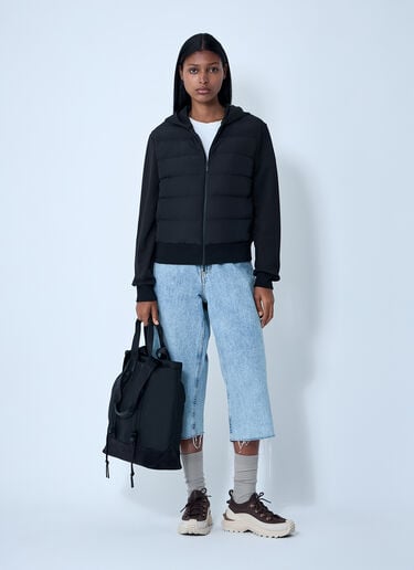 Quilted Hooded Cardigan Moncler Quilted Hooded Cardigan Black mon0261042