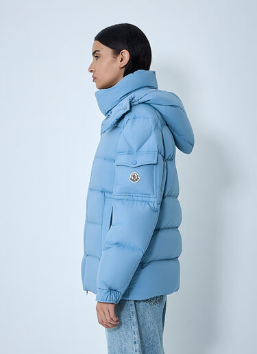 Moncler Maya Short Down Jacket Light Blue mon0262003
