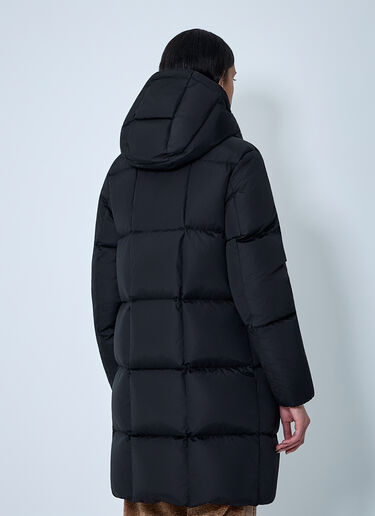 Moncler Little Long Down Coat Black mon0262013