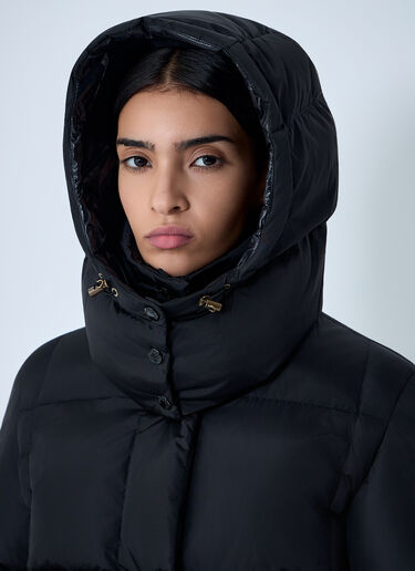Little Long Down Coat Moncler Little Long Down Coat Black mon0262013