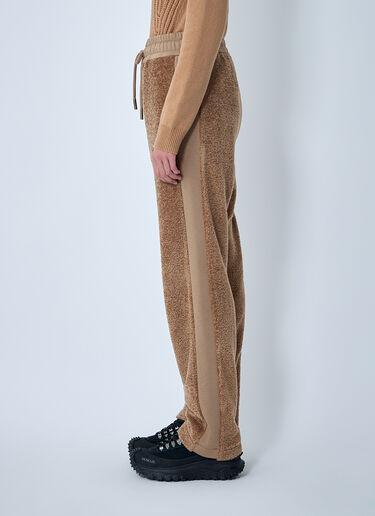 Moncler Logo Motif Track Pants Camel mon0262022