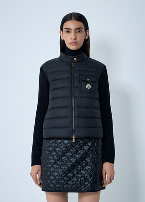Moncler Wool-And-Cashmere-Blend Cardigan Black mon0262023