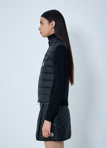 Wool-And-Cashmere-Blend Cardigan Moncler Wool-And-Cashmere-Blend Cardigan Black mon0262023