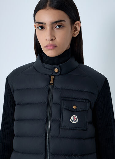 Wool-And-Cashmere-Blend Cardigan Moncler Wool-And-Cashmere-Blend Cardigan Black mon0262023