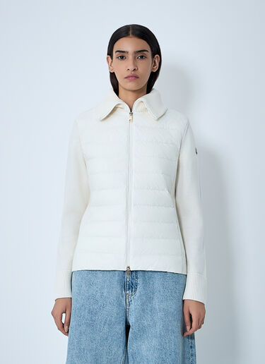 Wool Cardigan Moncler Wool Cardigan White mon0262024