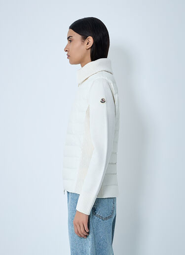 Wool Cardigan Moncler Wool Cardigan White mon0262024