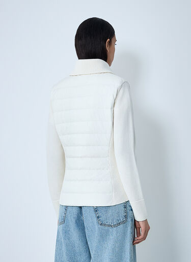 Wool Cardigan Moncler Wool Cardigan White mon0262024