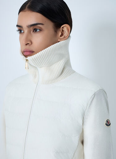 Wool Cardigan Moncler Wool Cardigan White mon0262024