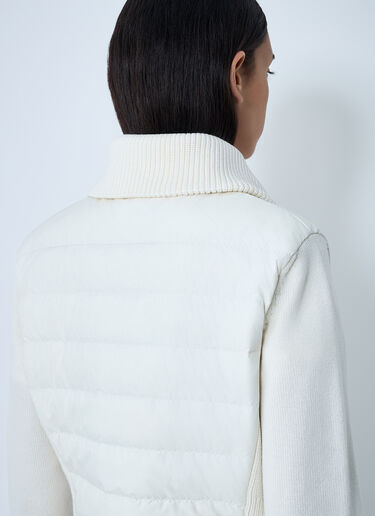 Wool Cardigan Moncler Wool Cardigan White mon0262024