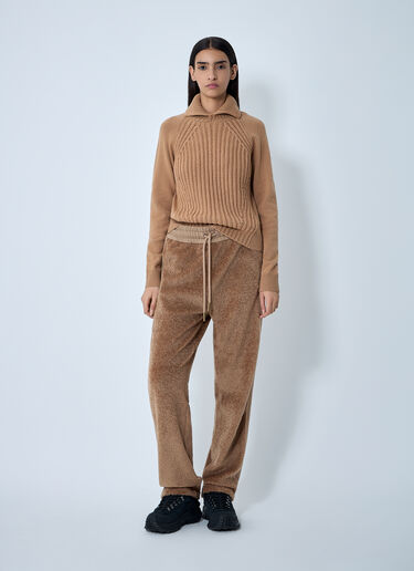 Cashmere-And-Wool-Blend Sweater Moncler Cashmere-And-Wool-Blend Sweater Camel mon0262027