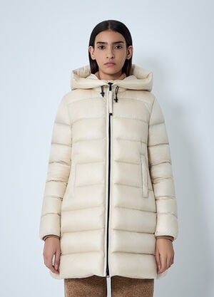 Moncler Suyenne Long Parka Jacket Gold mon0262032