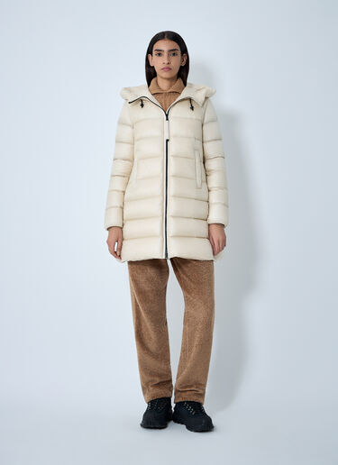 Moncler Suyenne Long Parka Jacket Gold mon0262032