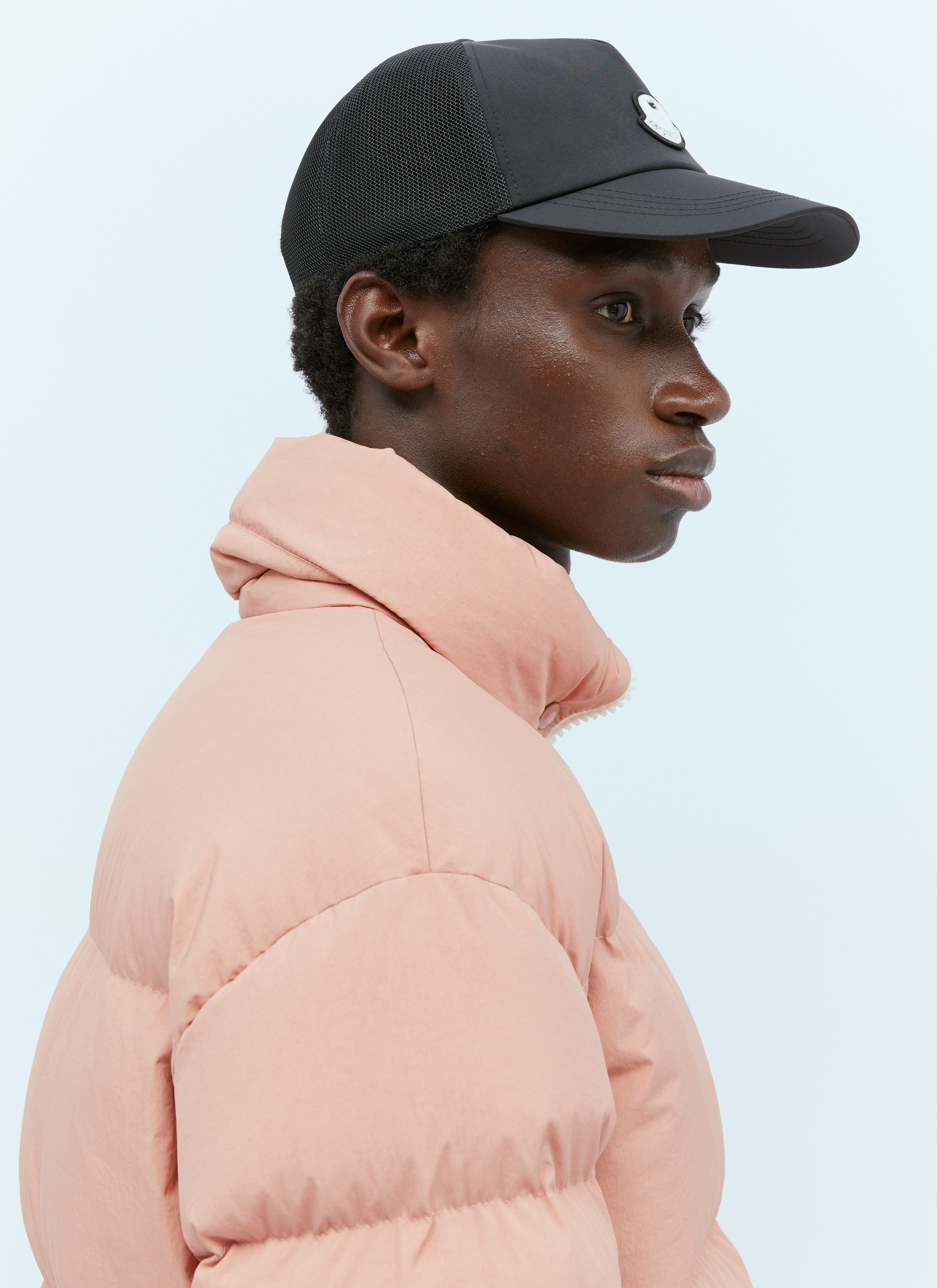 Moncler x Palm Angels Men's' Logo Patch Baseball Cap in