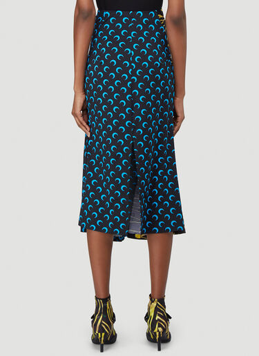 Contrast Panel Skirt Marine Serre Contrast Panel Skirt Black mrs0240013