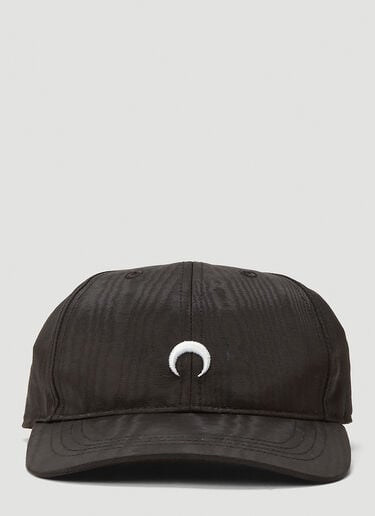 Moiré Baseball Cap Marine Serre Moiré Baseball Cap Black mrs0343010