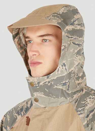 Desert Damask Windbreaker Coat Marine Serre Desert Damask Windbreaker Coat Beige mrs0350001