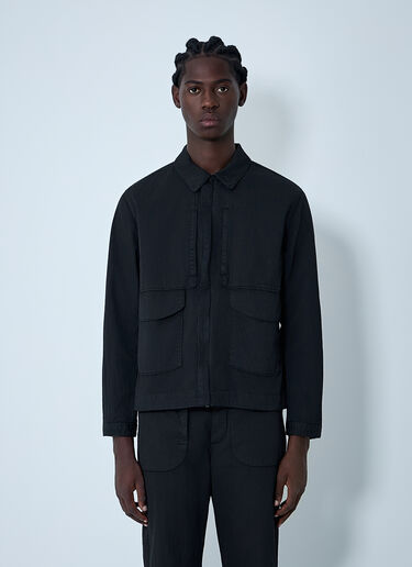 Gabardine Overshirt Massimo Osti Studio Gabardine Overshirt Black mso0162003
