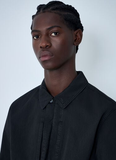 Gabardine Overshirt Massimo Osti Studio Gabardine Overshirt Black mso0162003