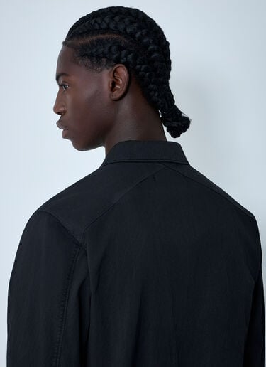 Gabardine Overshirt Massimo Osti Studio Gabardine Overshirt Black mso0162003
