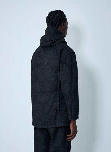 Hooded Wool Jacket Massimo Osti Studio Hooded Wool Jacket Black mso0162006