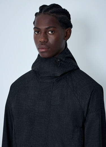 Hooded Wool Jacket Massimo Osti Studio Hooded Wool Jacket Black mso0162006