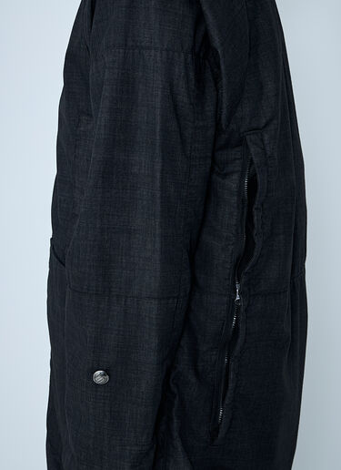 Hooded Wool Jacket Massimo Osti Studio Hooded Wool Jacket Black mso0162006
