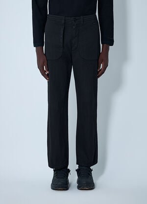 Massimo Osti Studio Gabardine Pants Black mso0162007