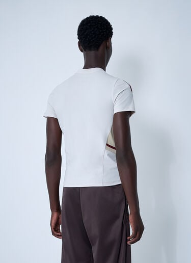 Lace-Up Logo Motif Football Shirt Martine Rose Lace-Up Logo Motif Football Shirt Grey mtr0159009