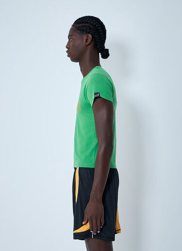 Logo Motif T-Shirt Martine Rose Logo Motif T-Shirt Green mtr0162001