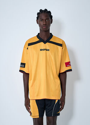 Martine Rose Logo Motif T-Shirt Yellow mtr0162002